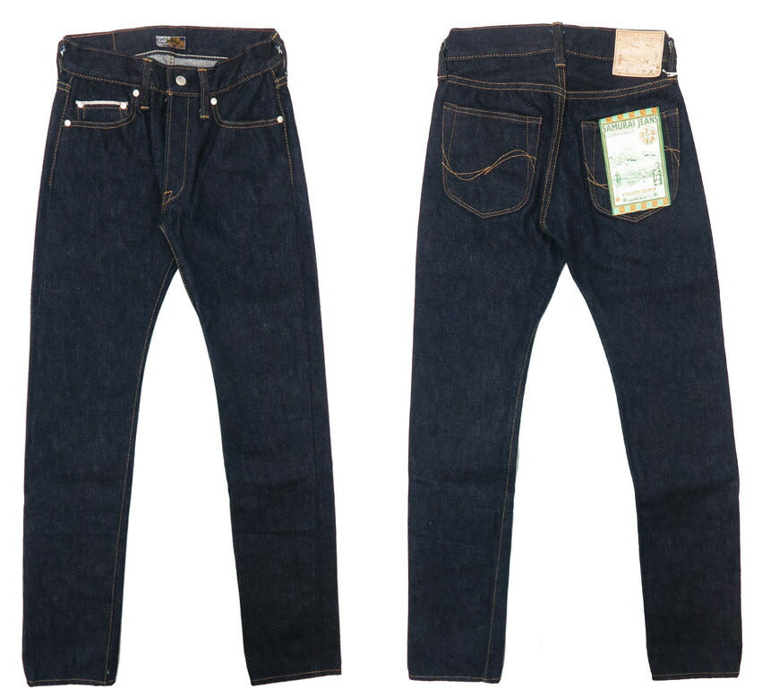 Samurai Jeans SAMURAI JEANS Jeans S003JP21OZ Wa 21oz Slim Straight One-Wash Jeans Denim