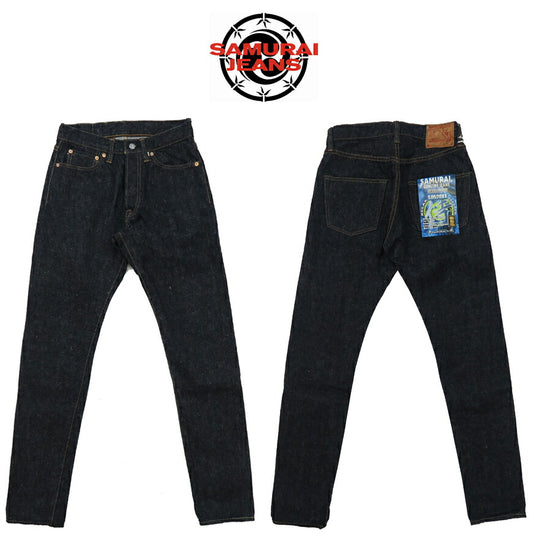 ซามูไรยีนส์ SAMURAI JEANS กางเกงยีนส์ S0520XX ความเป็นชาย 15oz คอหูเซลวิจเดนิม เทเปอร์ด วันวอช จิ๊บปัง