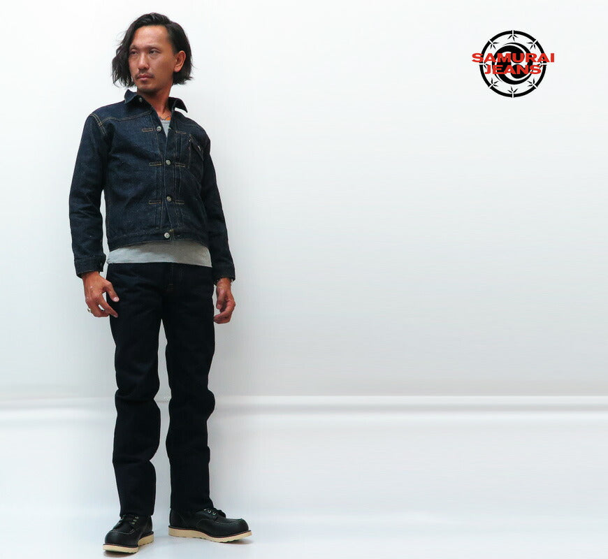 サムライジーンズ SAMURAI JEANS デニム ジャケット ファーストタイプ 男気 15oz 刀耳セルビッチ ジージャン Gジャン S0551XX【 】