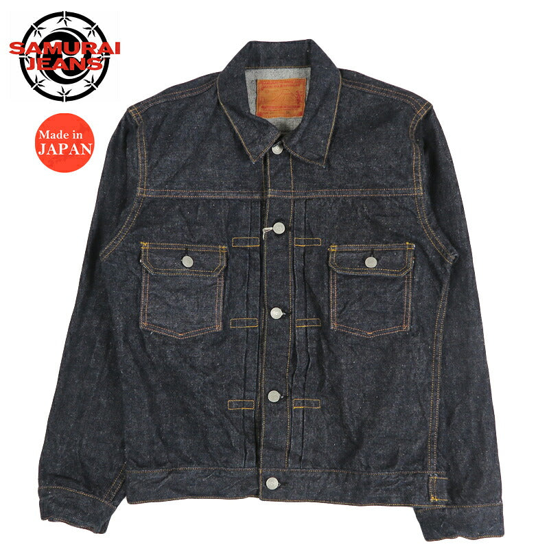 サムライジーンズ SAMURAI JEANS 男気15oz刀耳セルビッチ デニムジャケット 2nd Type Gジャン S0552XX2【2026年秋冬新作】