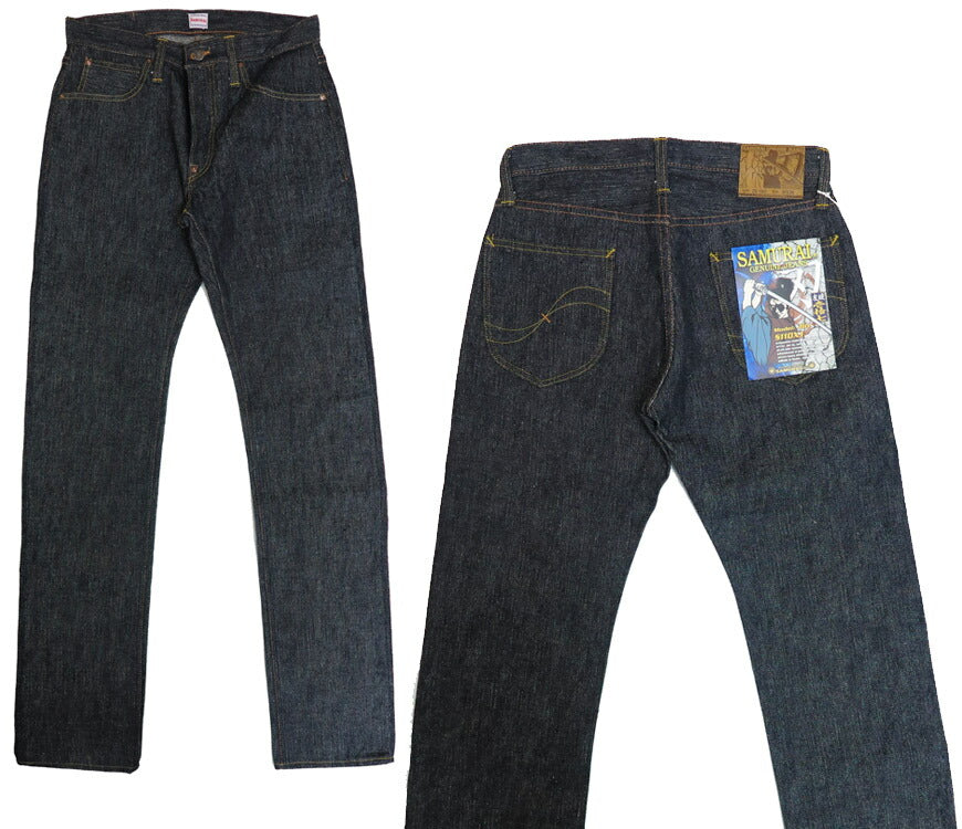ซามูไรจีन्स SAMURAI JEANS กางเกงยีนส์ S110XJ 17oz ผ้าดิบขอบดาบสีน้ำเงิน ทรงตรง