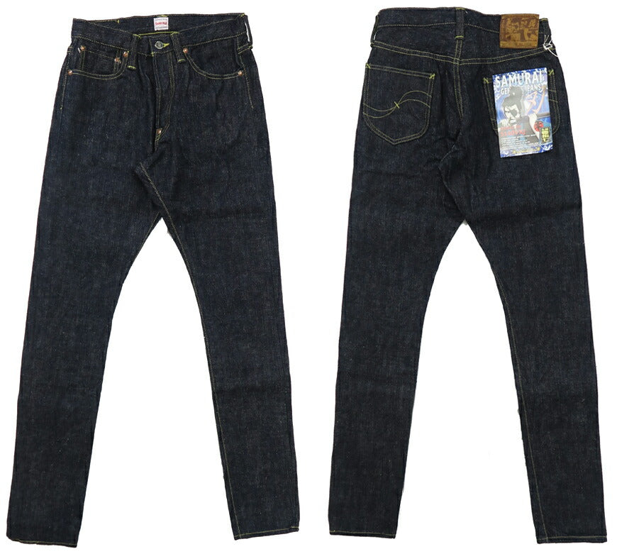 サムライジーンズ SAMURAI JEANS ジーンズ S140VXJ 左綾 17オンス セルビッチデニム 刃モデル テーパード ワンウォッシュ ジーパン