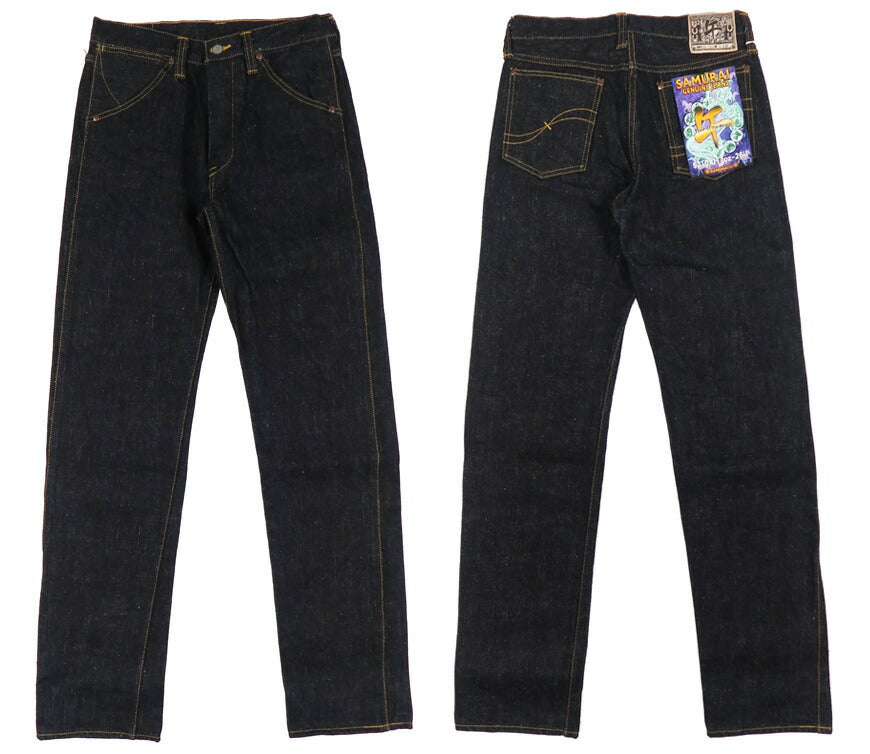 サムライジーンズ SAMURAI JEANS 干支シリーズ 午年モデル 17ozデニム ジーンズ 細身ストレート S210XJ17oz-26U 【2026年春夏新作】