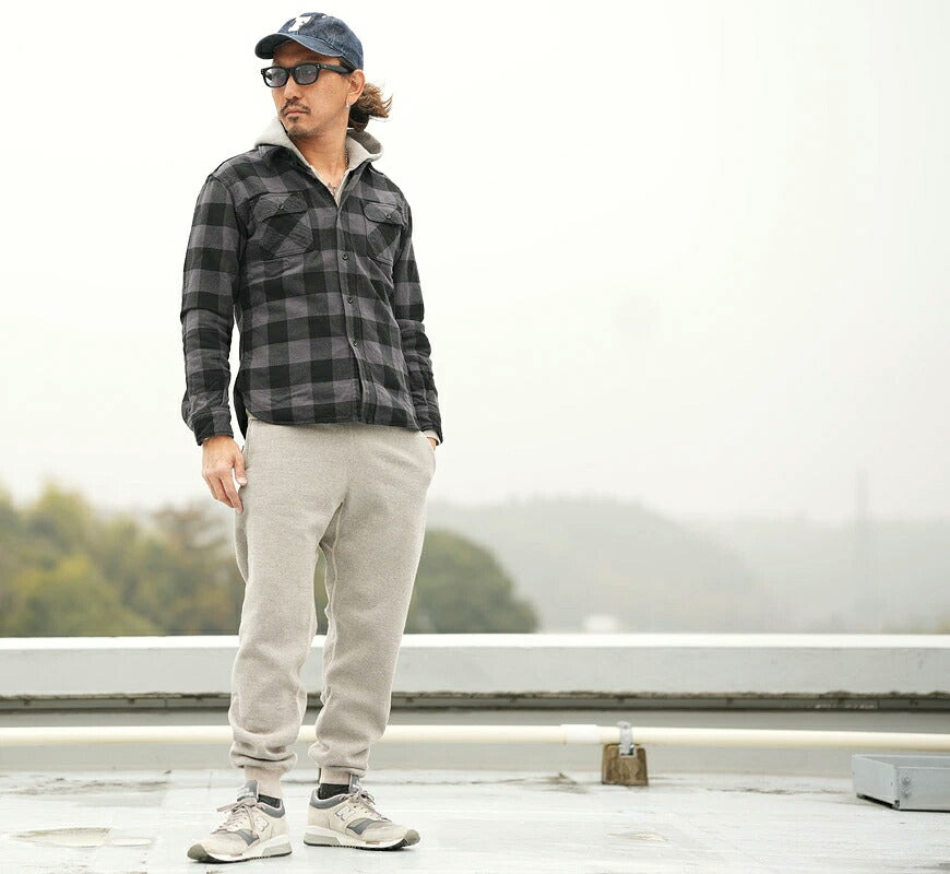 DELUXEWARE Sweatpants aus schwerem Loopback-Fleece mit angerauter Innenseite S500-00【Neuheit Herbst/Winter 2026】