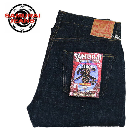 サムライジーンズSAMURAIJEANSジーンズS5100X零17ozデニム5100モデルストレートワンウォッシュジーパン【2024-25年秋冬新作】