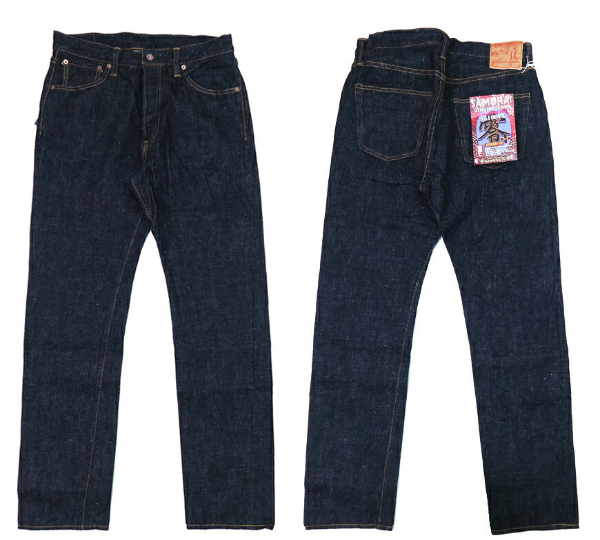 サムライジーンズSAMURAIJEANSジーンズS5100X零17ozデニム5100モデルストレートワンウォッシュジーパン【2024-25年秋冬新作】