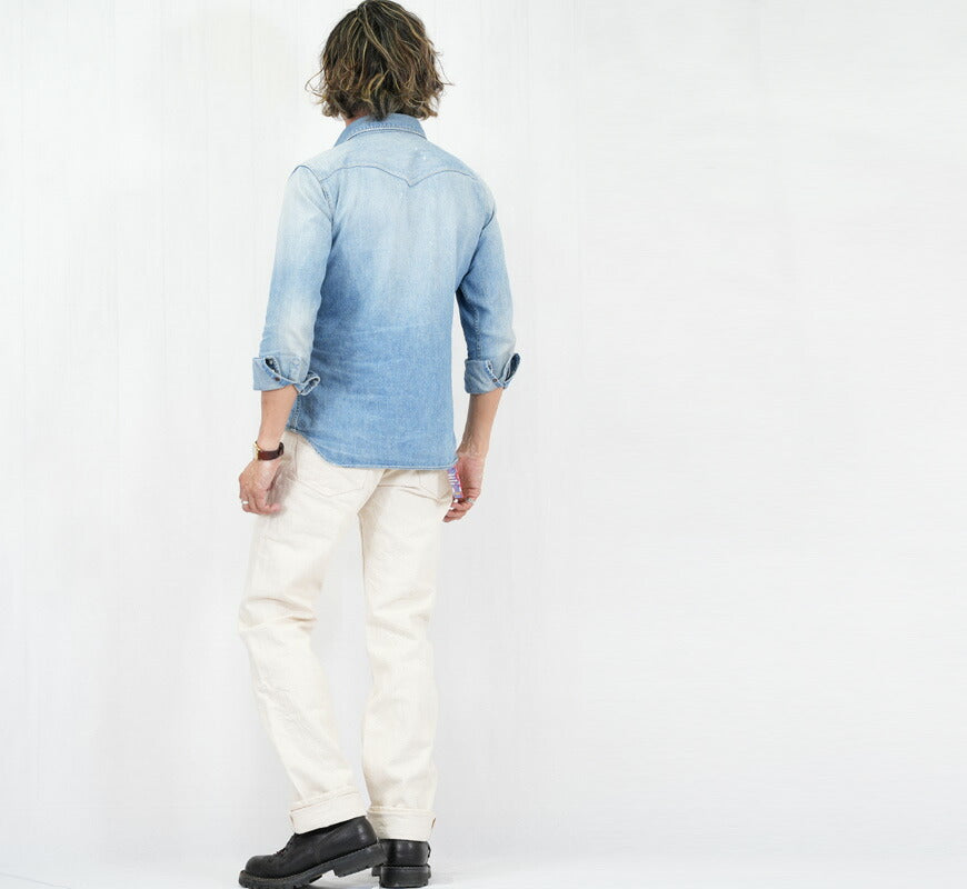 SAMURAI JEANS Samurai Jeans 18oz Samurai-Baumwolle Naturfarbene Jeans S710SC-KI Slim Straight 【Neuheiten Frühjahr/Sommer 2026】