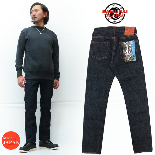 サムライジーンズSAMURAIJEANSジーンズS710XX19oz2新・710モデルスリムストレート19oz刀耳セルビッチデニムワンウォッシュジーパン【2020年秋冬新作】