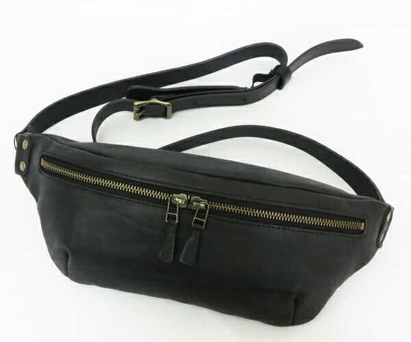 ART BROWN アートブラウン Italienisches Leder Selvaggio Body Bag Leder SAC00045AB
