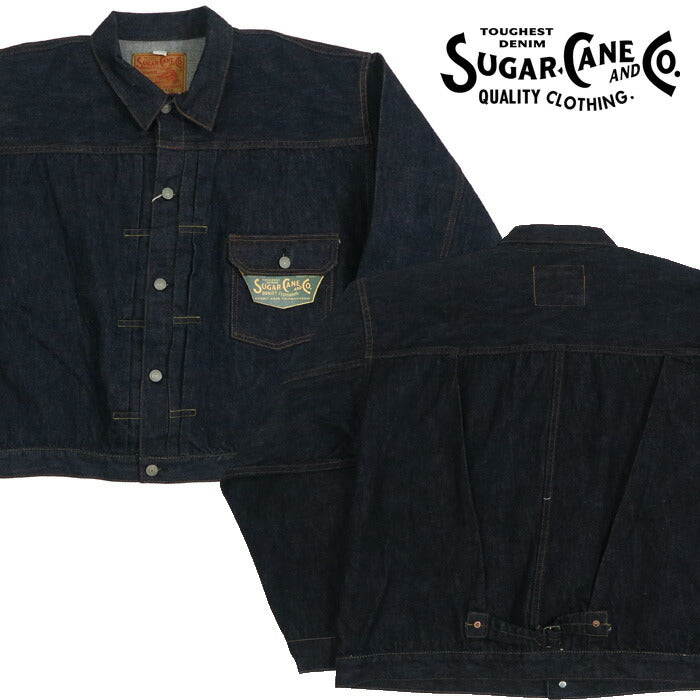 SUGAR CANE 슈가케인 13oz 데님 재킷 1936 모델 사이즈 46-48 T백 사양 퍼스트 타입 1st 지쟌 G장 SC11936T