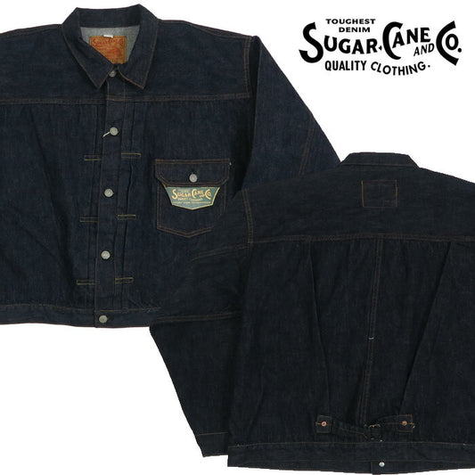 SUGAR CANE シュガーケーン 13oz デニム ジャケット 1936モデル サイズ46-48 Tバック仕様 ファーストタイプ 1st ジージャン Gジャン SC11936T