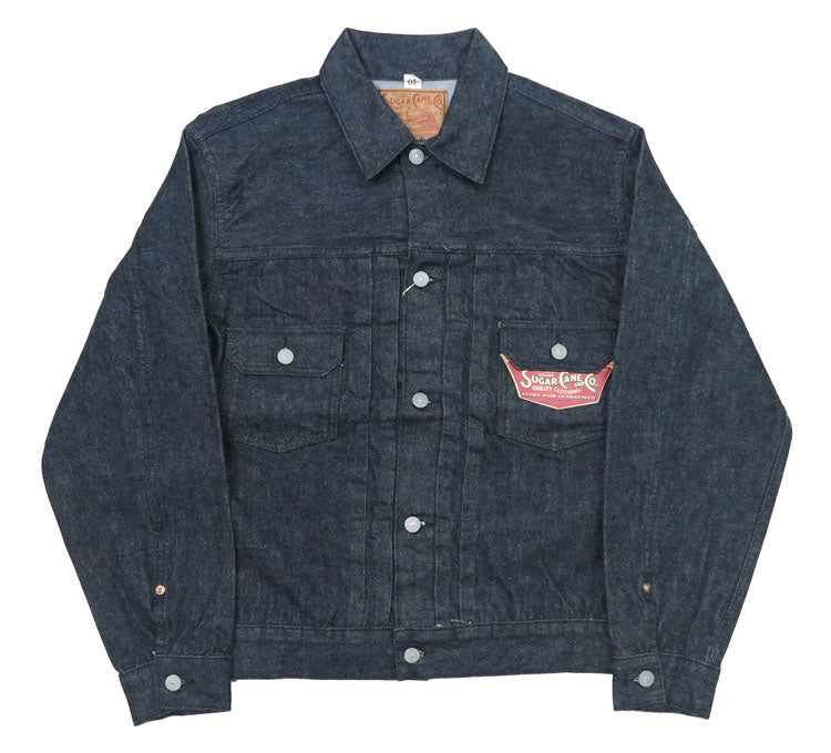 SUGAR CANE シュガーケーン 14.25oz ブラック デニム ジャケット ワンウォッシュ 1953モデル 2nd(セカンド) ジージャン Gジャン 14.25oz BLACK DENIM JACKET 1953 MODEL SC15650