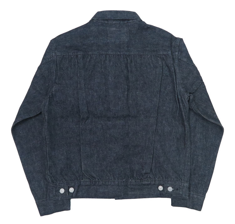 SUGAR CANE シュガーケーン 14.25oz ブラック デニム ジャケット ワンウォッシュ 1953モデル 2nd(セカンド) ジージャン Gジャン 14.25oz BLACK DENIM JACKET 1953 MODEL SC15650