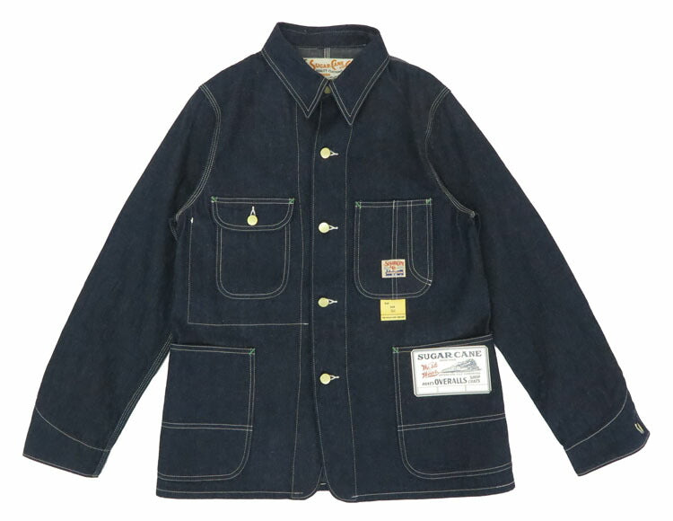 SUGAR CANE シュガーケーン 11oz ブルーデニム ワークコート カバーオール SC15655