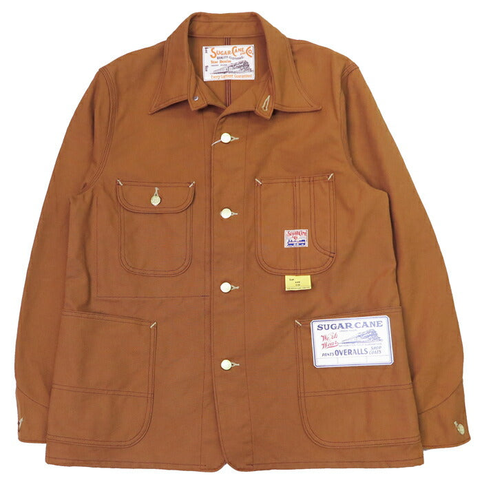 SUGAR CANE シュガーケーン 13oz ブラウンダック ワークコート カバーオール SC15657