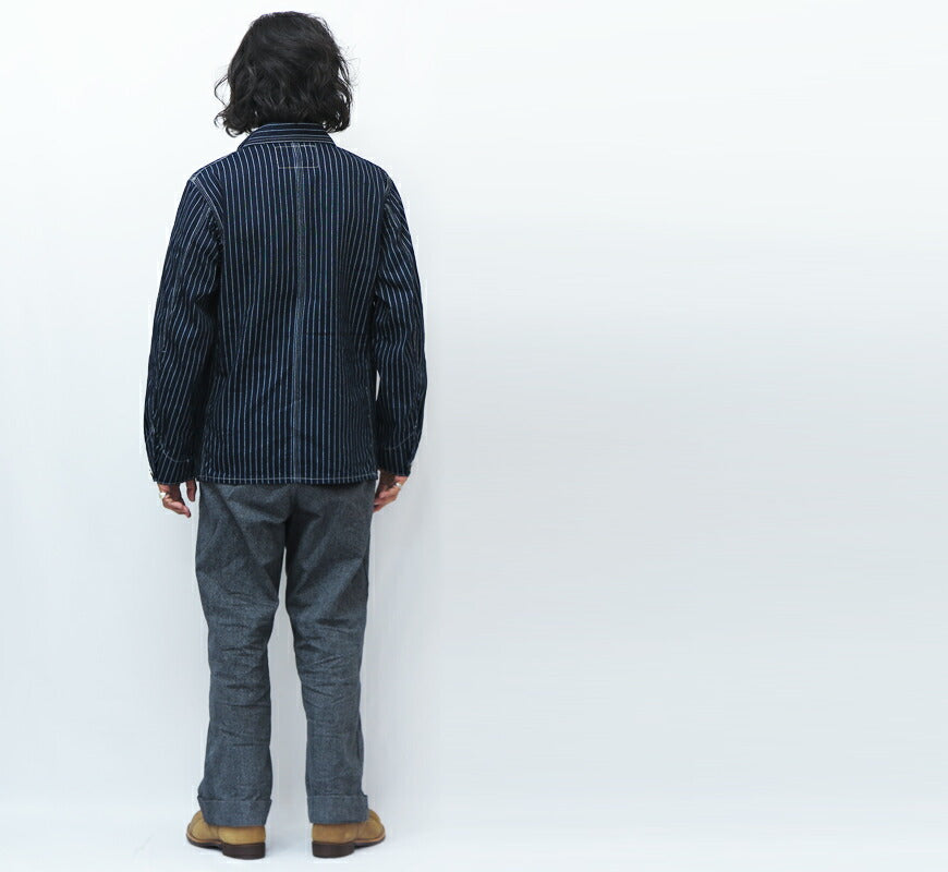 SUGAR CANE シュガーケーン 9oz ウォバッシュストライプ ワークコート カバーオール SC15658