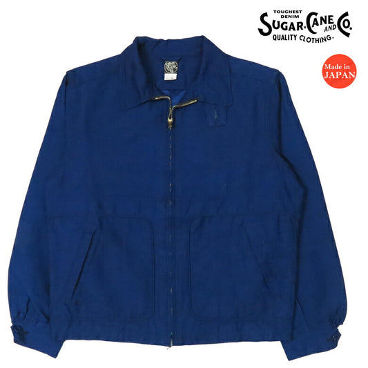 SUGAR CANE Langarm Baumwolle/Viscose Indigo gefärbte Sportjacke Dog Ear Jacke FICTION ROMANCE SC15701