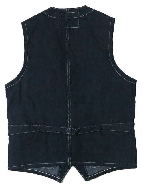 シュガーケーン SUGAR CANE 11oz ブルーデニム ワーク ベスト SC15702