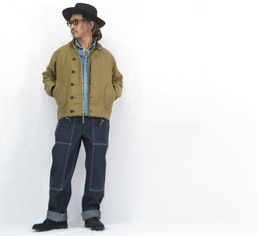 SUGAR CANE シュガーケーン MFSC N-1H en toile jungle modifié NAVAL CLOTHING TAILOR Mister Freedom SC15814