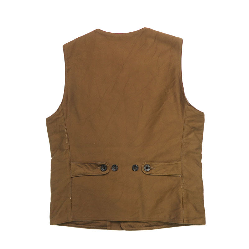 ชูการ์เคน SUGAR CANE เสื้อกั๊กผ้าขนสัตว์ MOLESKIN VEST FICTION ROMANCE 9.5oz SC15832