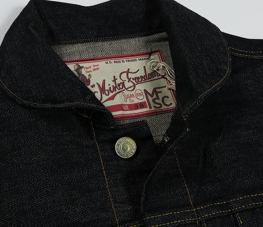 シュガーケーン SUGAR CANE MFSC 13.75oz デニム ランチ ブルゾン ジャケット Mister Freedom ミスターフリーダム SC15894 【2026年春夏新作】