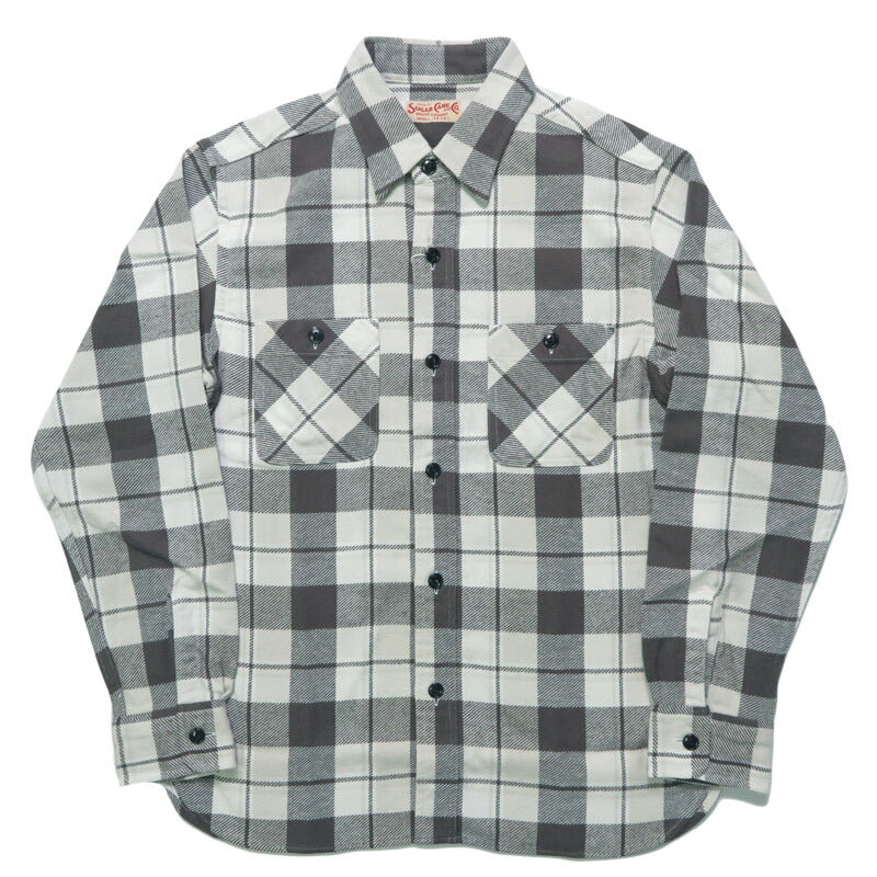 シュガーケーン SUGAR CANE 長袖 ツイルチェックワークシャツ  TWILL CHECK WORK SHIRT SC29558