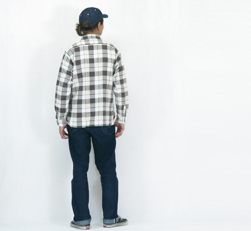 シュガーケーン SUGAR CANE 長袖 ツイルチェックワークシャツ  TWILL CHECK WORK SHIRT SC29558