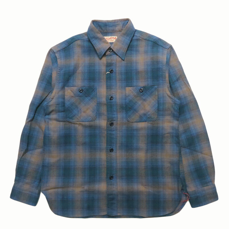 シュガーケーン SUGAR CANE 長袖 ツイルチェックワークシャツ  TWILL CHECK WORK SHIRT SC29561