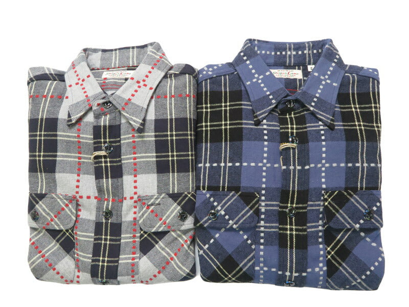 シュガーケーン SUGAR CANE 長袖 ワークシャツ ドビーチェック FICTION ROMANCE DOBBY CHECK WORK SHIRT   SC29583