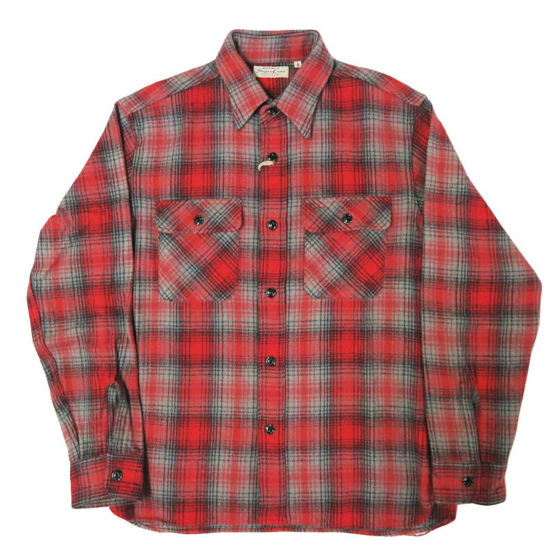 シュガーケーン SUGAR CANE 長袖 ワークシャツ ヘリンボーンツイルチェック FICTION ROMANCE HERRINGBONE TWILL CHECK WORK SHIRT SC29584