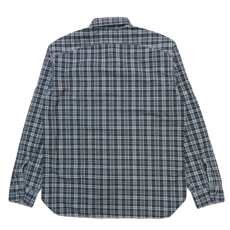 シュガーケーン SUGAR CANE 長袖 インディゴチェック ワークシャツ FICTION ROMANCE 4oz. INDIGO CHECK WORK SHIRT  SC29672 【2026年春夏新作】