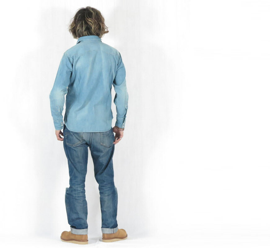 シュガーケーン SUGAR CANE デニムウエスタンシャツ BLUE DENIM WESTERN SHIRT AGED MODEL SC29684　【2026年春夏新作】