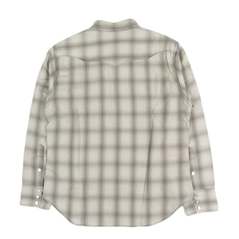 シュガーケーン SUGAR CANE 長袖 テンセルオンブレーチェック ウエスタンシャツ OMBRE CHECK WESTERN SHIRT  SC29688 【2026年春夏新作】