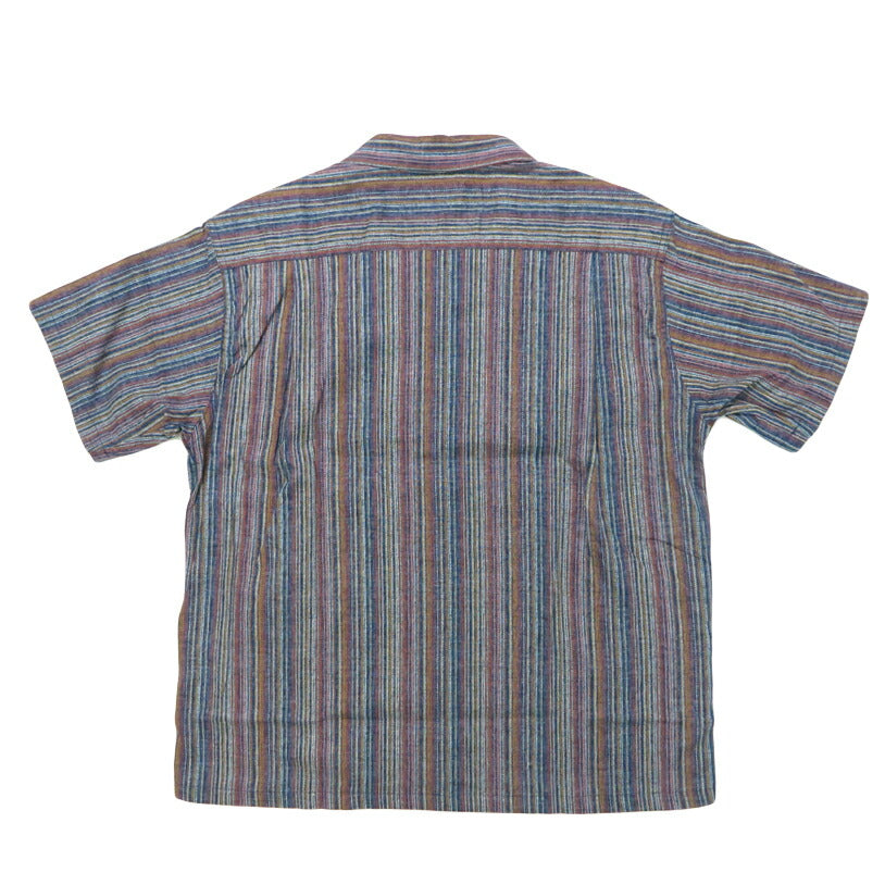 シュガーケーン SUGAR CANE  半袖 マルチストライプ オープンカラーシャツ MULTI STRIPE OPEN SHIRT SC39520