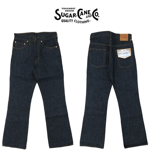 シュガーケーン SUGAR CANE Jeans SC42321 Bootcut Jeans 14oz Standard Denim One-Wash