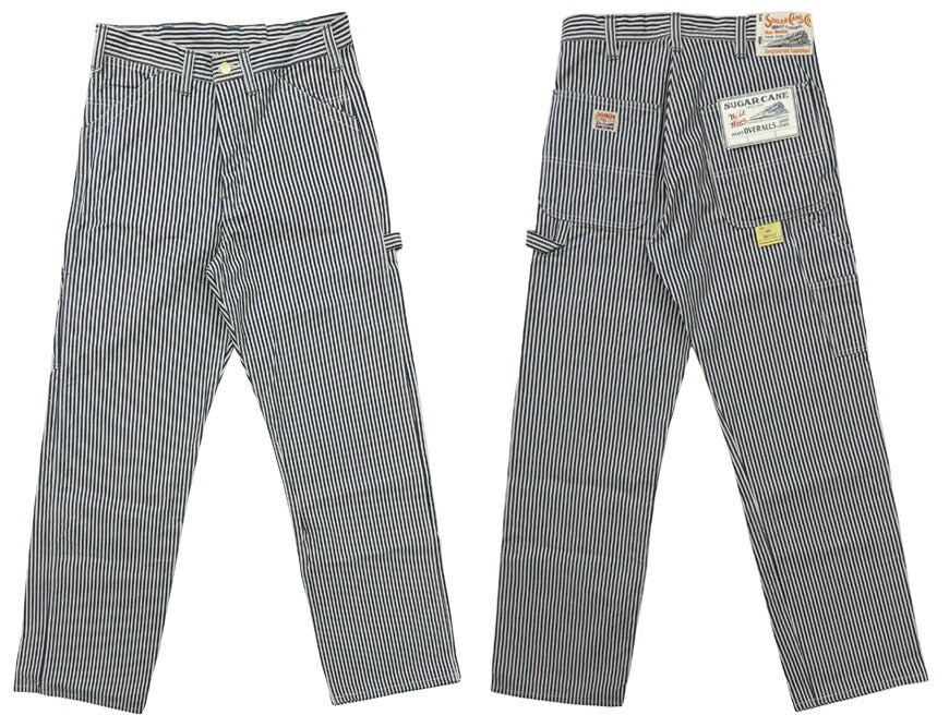 SUGAR CANE シュガーケーン 11oz ヒッコリーストライプ ワークパンツ SC42496