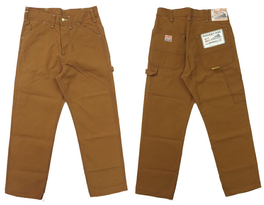 SUGAR CANE シュガーケーン 13oz ブラウンダック ワークパンツ SC42497