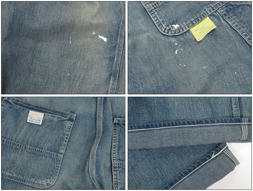 SUGAR CANE シュガーケーン 11oz. ブルーデニム ワークパンツ ユーズド加工 AGED MODEL SC42549