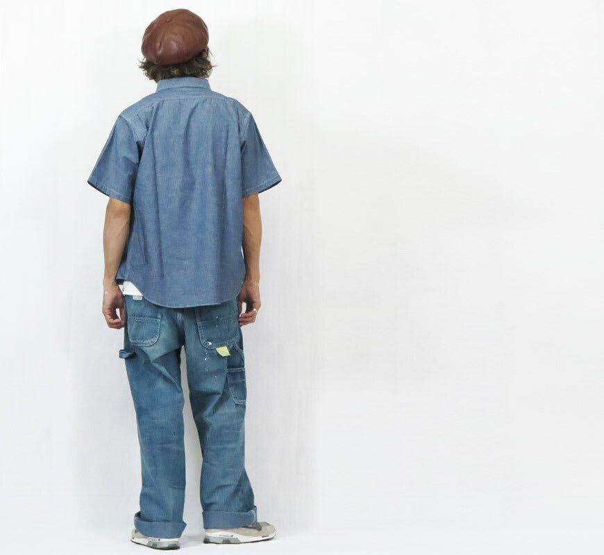 SUGAR CANE シュガーケーン 11oz. ブルーデニム ワークパンツ ユーズド加工 AGED MODEL SC42549