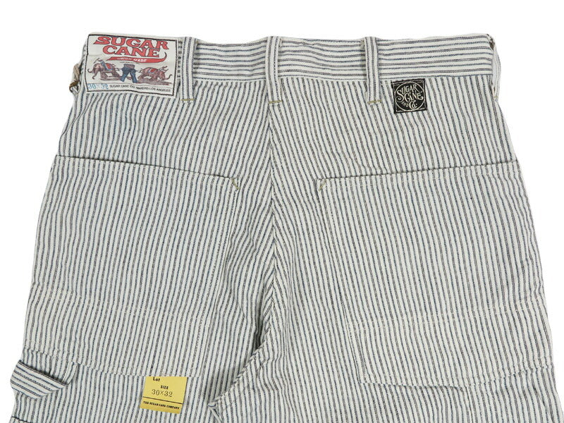 SUGAR CANE シュガーケーン インディゴストライプワークパンツ FICTION ROMANCE 8oz. INDIGO STRIPE WORK PANTS  SC42649
