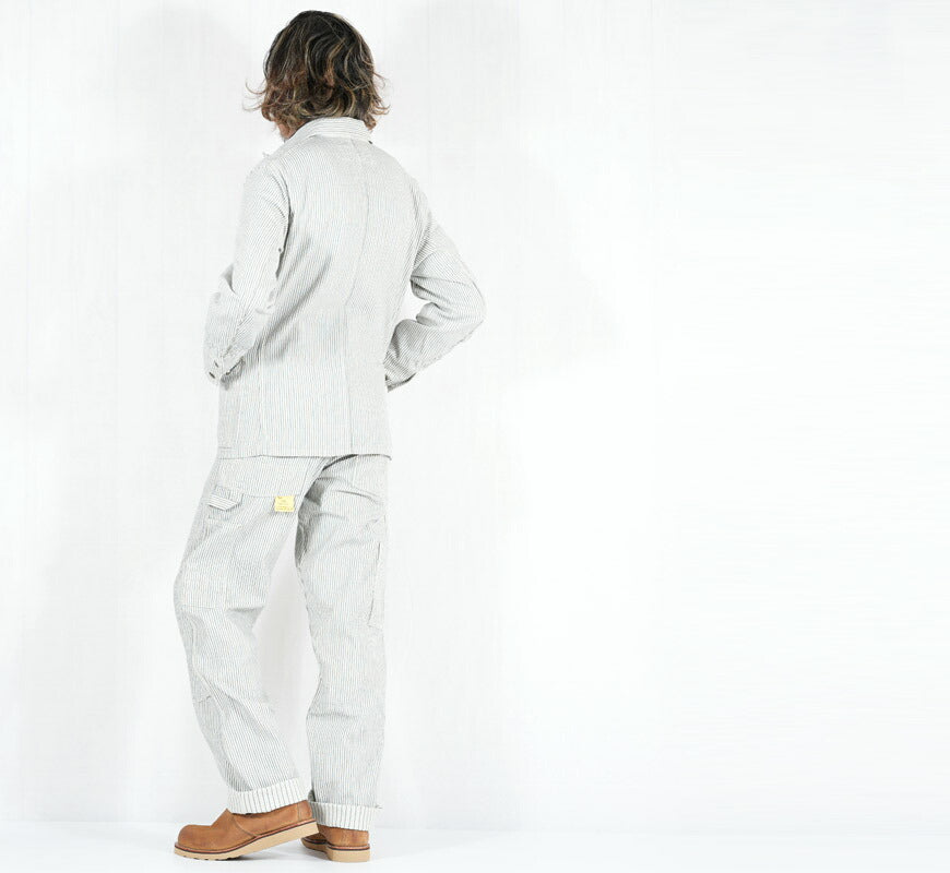 SUGAR CANE シュガーケーン インディゴストライプワークパンツ FICTION ROMANCE 8oz. INDIGO STRIPE WORK PANTS  SC42649
