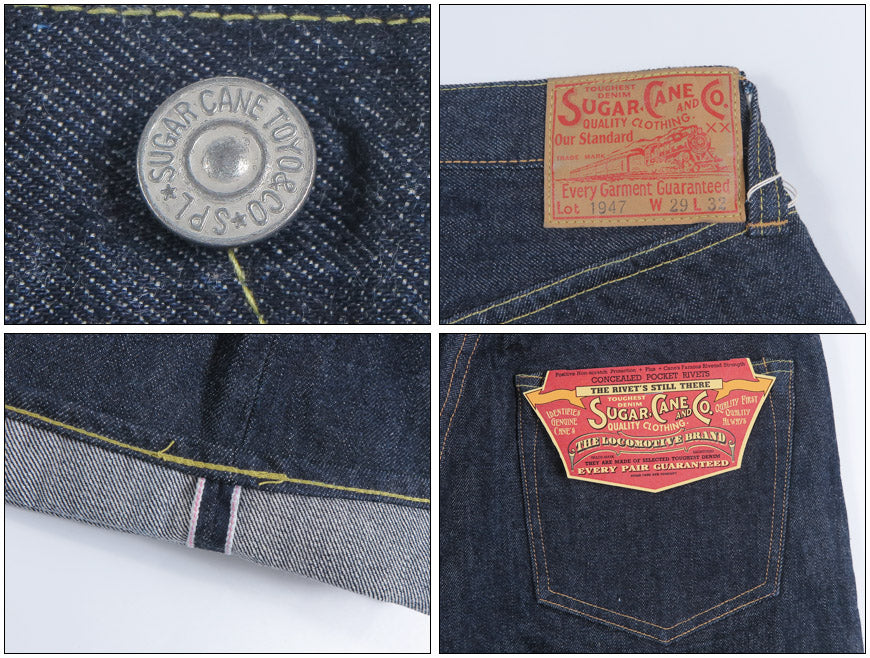 SUGAR CANE シュガーケーン 14.25oz. デニム ショーツ 1947 MODEL ショートパンツ ハーフパンツ SC51947【2026年春夏新作】