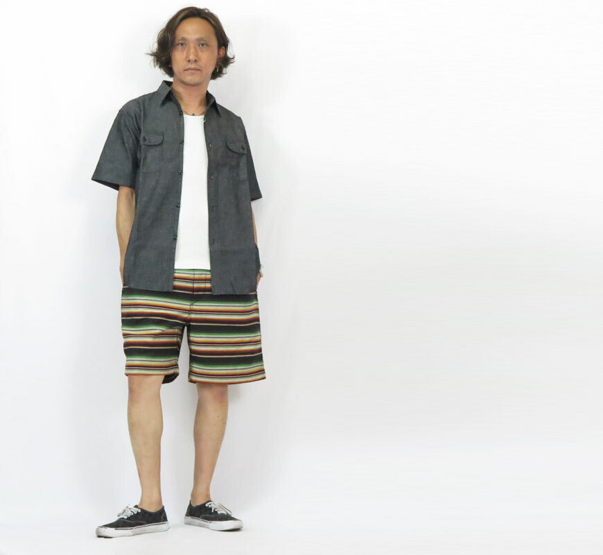 SUGAR CANE シュガーケーン サラぺボーダー ワーク ショートパンツ ハーフパンツ SC52536