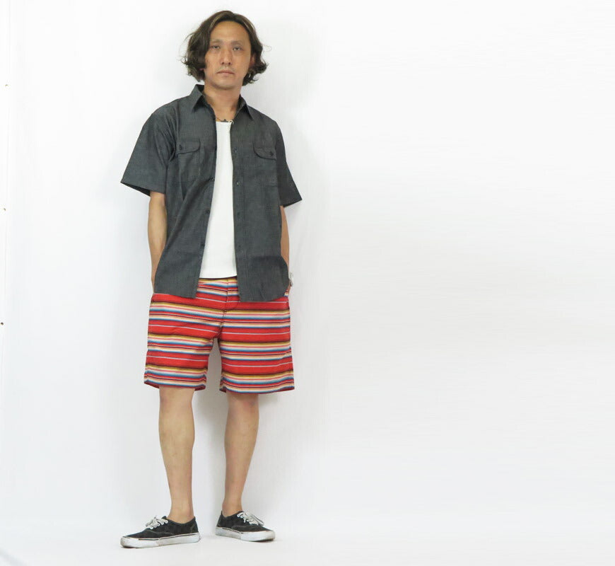SUGAR CANE シュガーケーン サラぺボーダー ワーク ショートパンツ ハーフパンツ SC52536