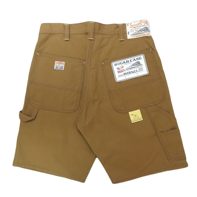 SUGAR CANE シュガーケーン ワーク ショートパンツ  13oz ブラウンダックワークショーツ SC52567 【2025年春夏新作】