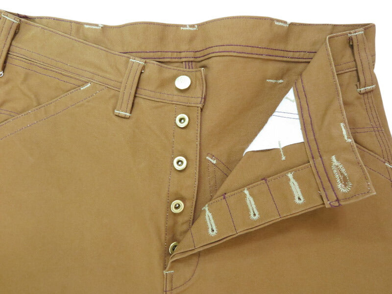 SUGAR CANE シュガーケーン ワーク ショートパンツ  13oz ブラウンダックワークショーツ SC52567 【2025年春夏新作】