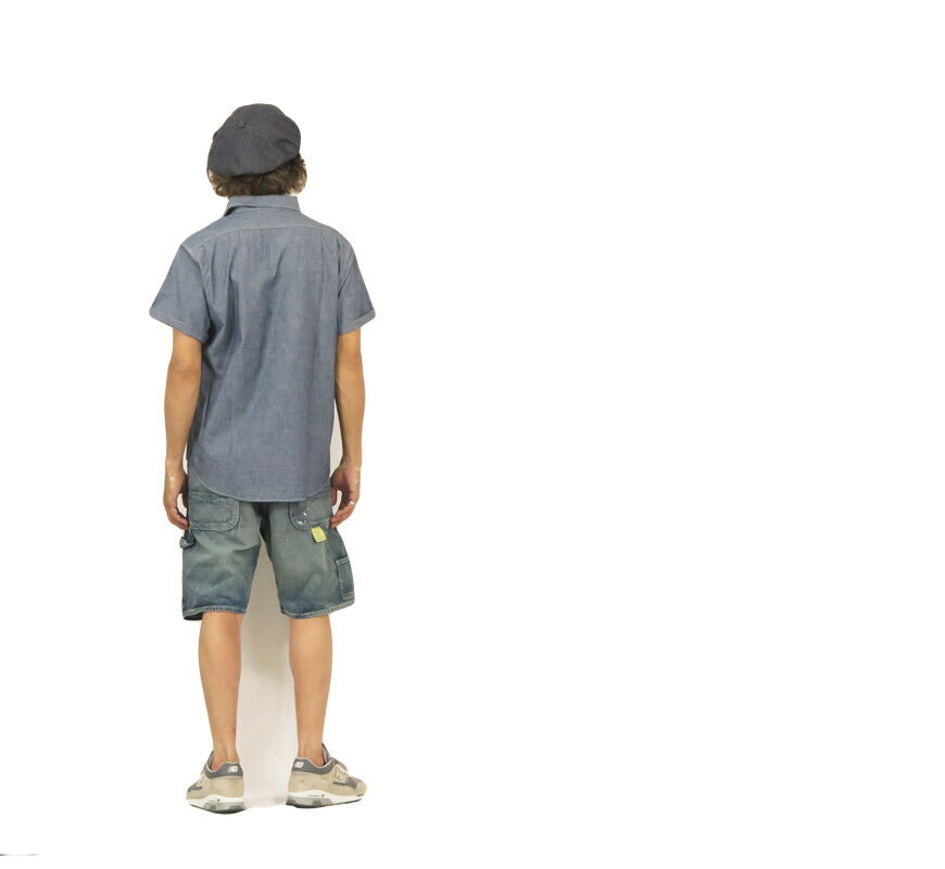 SUGAR CANE シュガーケーン 11oz. ブルーデニム ワークショーツ ユーズド加工 AGED MODEL ショートパンツ ハーフパンツ SC52568