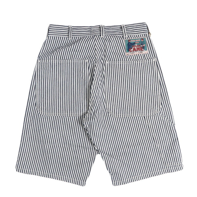 SUGAR CANE シュガーケーン FICTION ROMANCE 6oz.インディゴストライプダブルニーショーツ ショートパンツ ハーフパンツ SC52640 【2026年春夏新作】