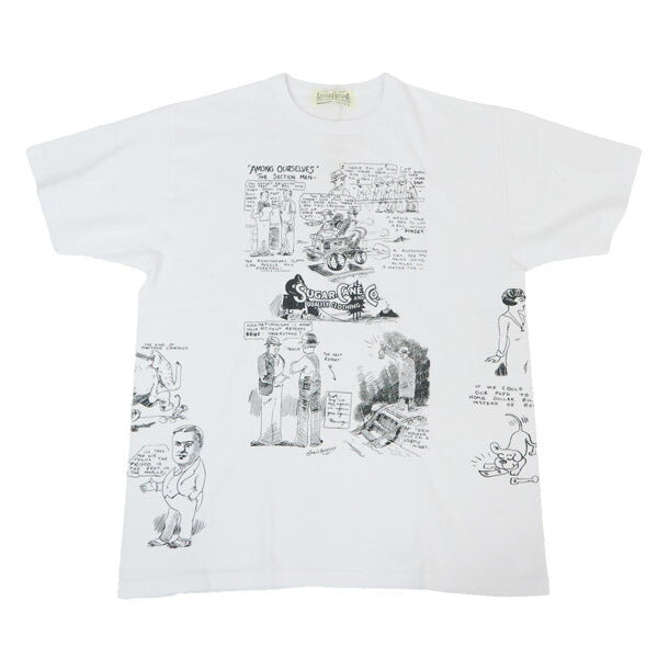 シュガーケーン SUGAR CANE 半袖 Tシャツ 1920's CARTOON AMONG OURSELVES Made in U.S.A SC79584