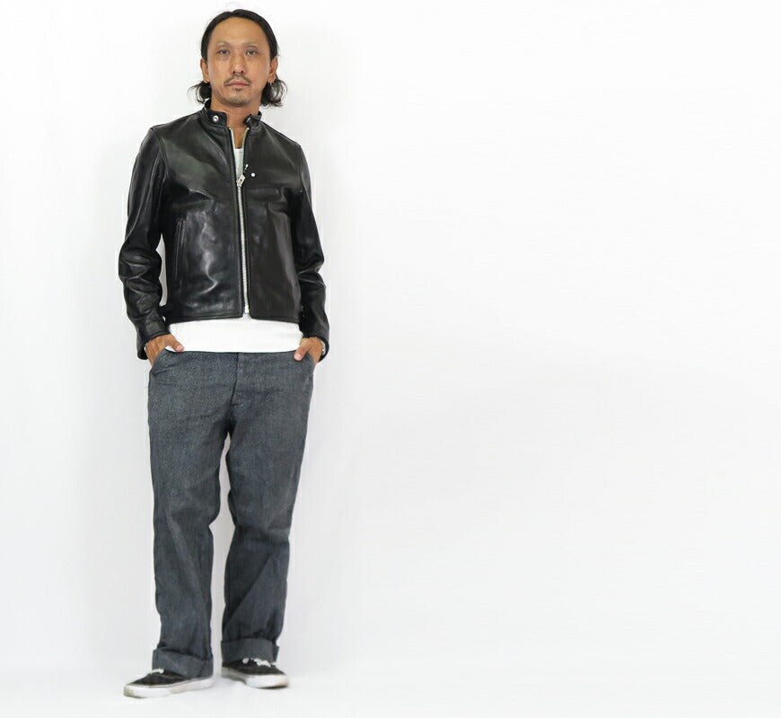 ショット Schott ラムレザー 70's シングル ライダース ジャケット 羊革 3111052